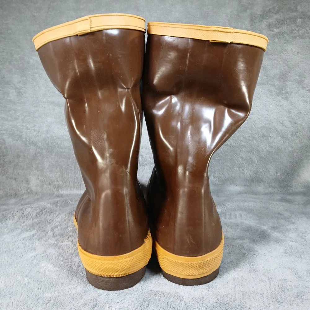XTRATUF Deck Boots Mens 12 Legacy Waterproof Brown Neoprene Rubber
